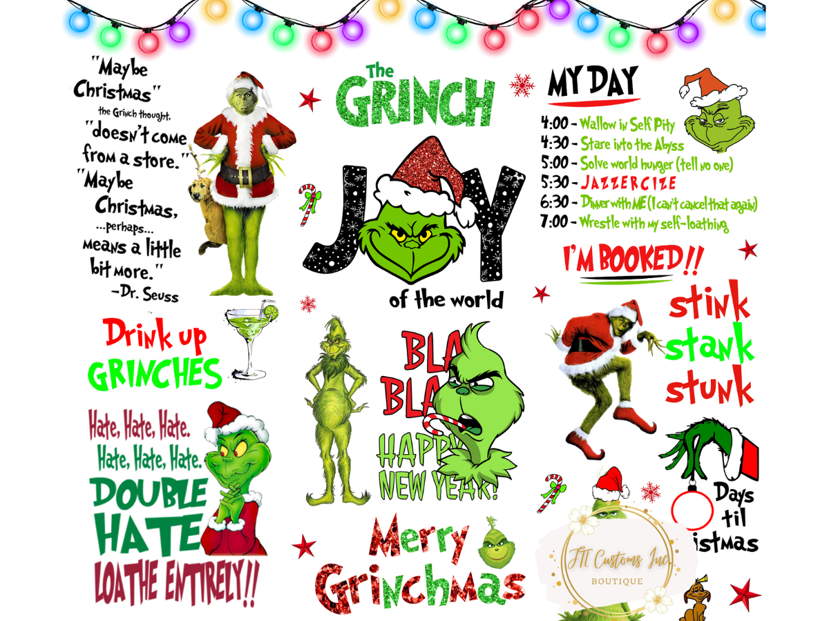 Grinch All Over Tumbler