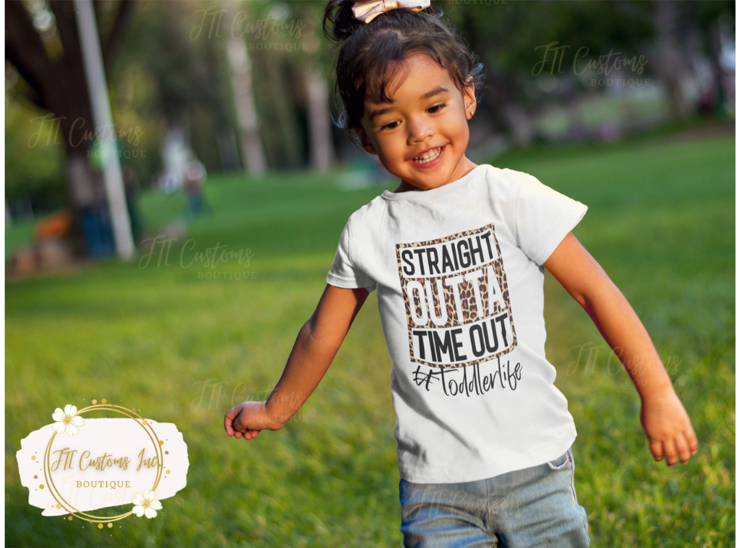 Straight Outta TimeOut Toddler Tee