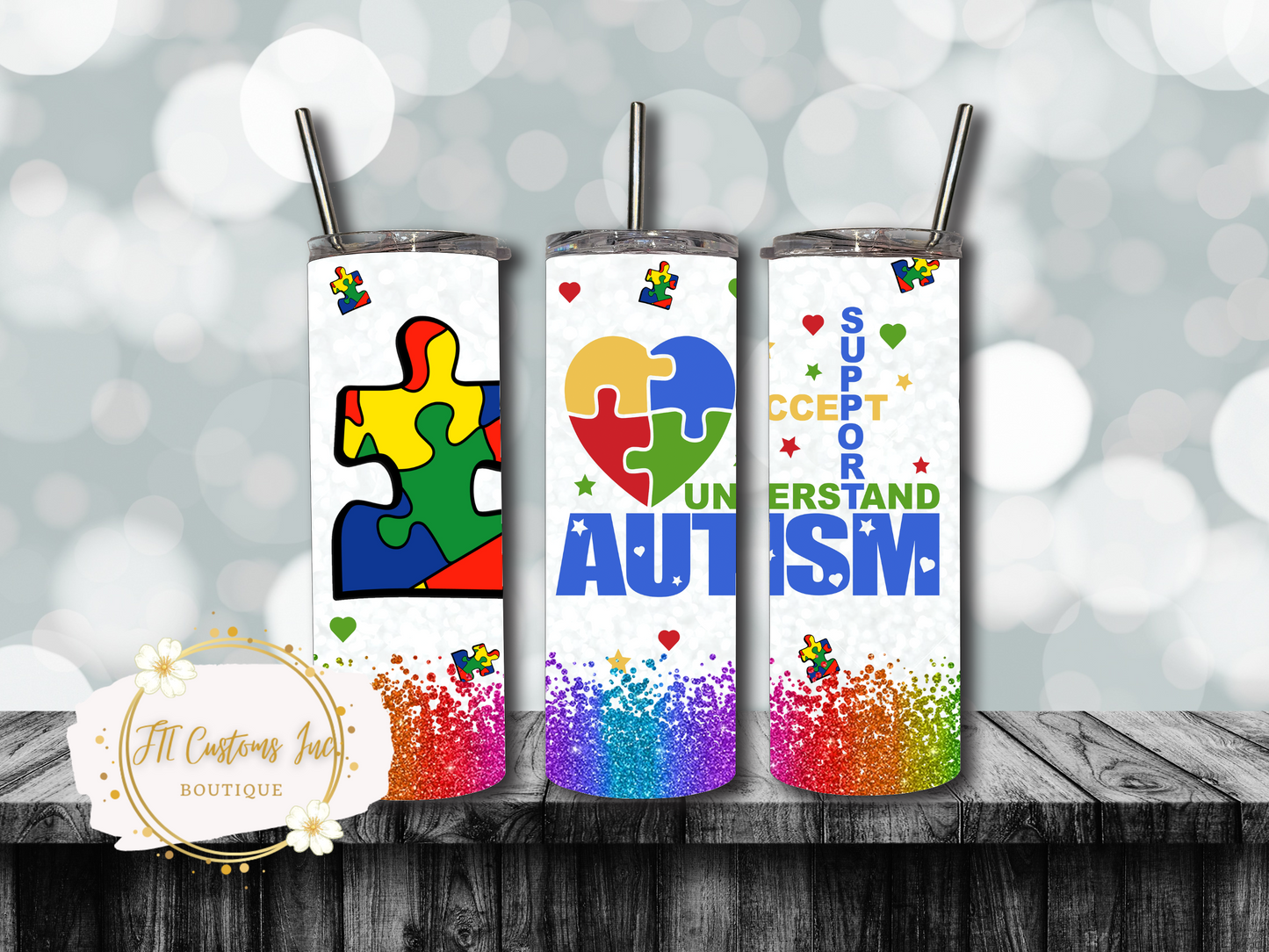 Understand Autism Awareness Tumbler