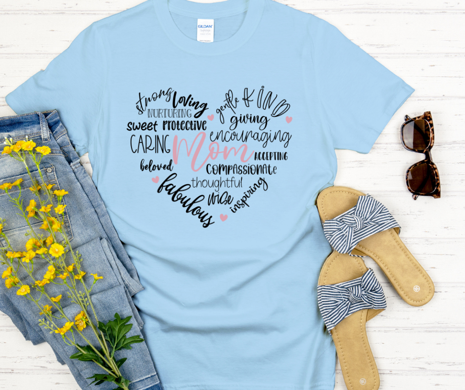 I Heart Mom Message Tee