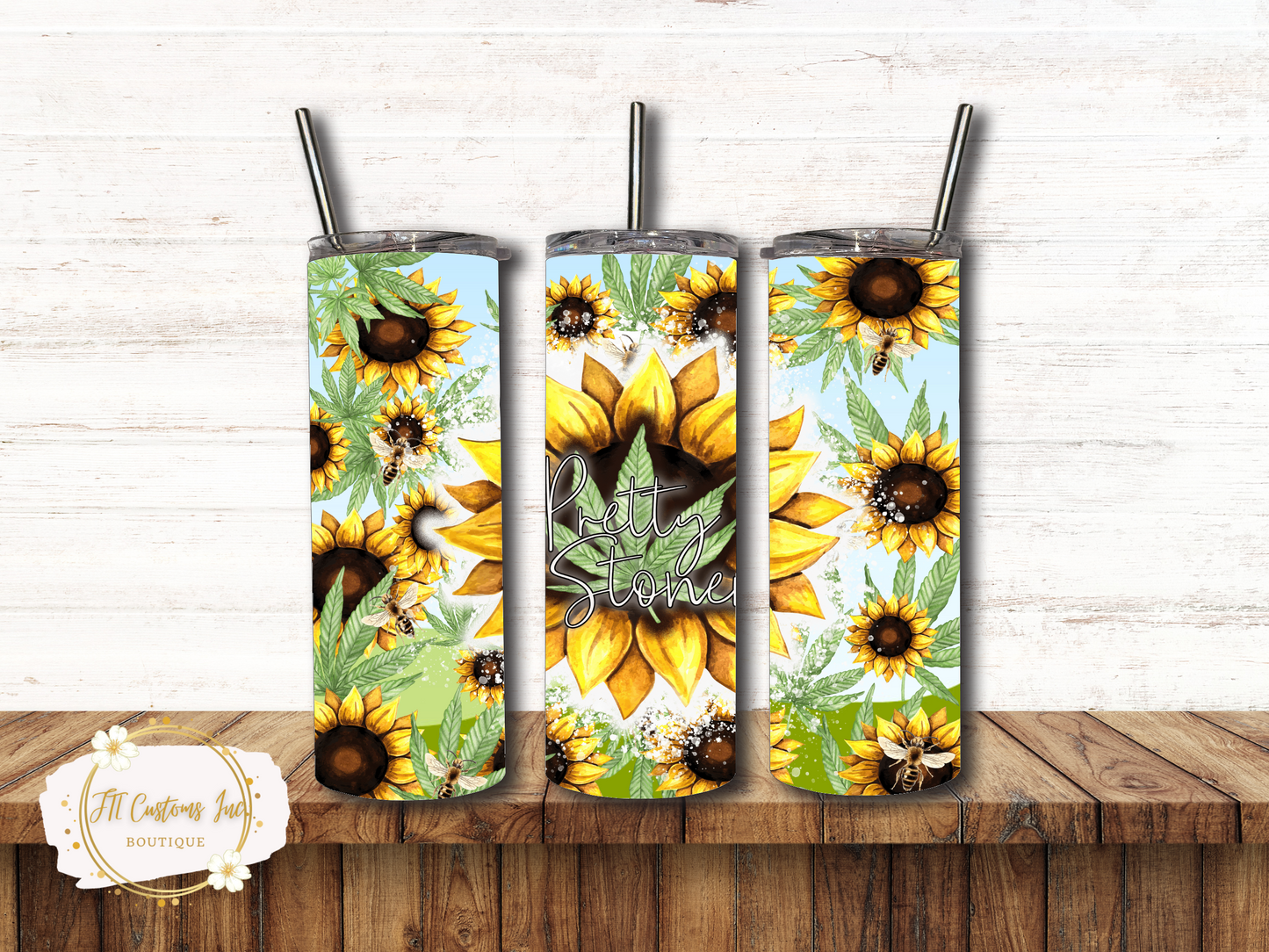 Pretty Sunflower Tumbler