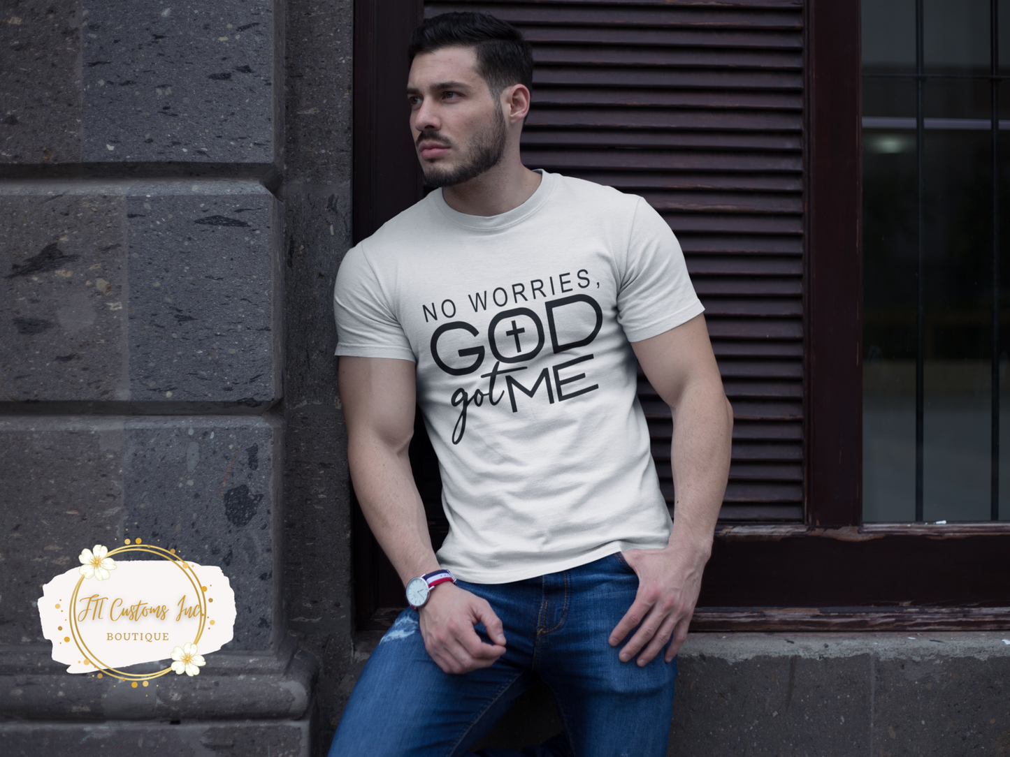 God Got Me Message Tee