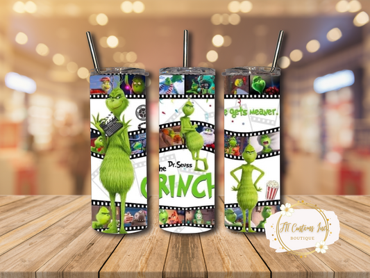 Movie Theme Grinch Tumbler