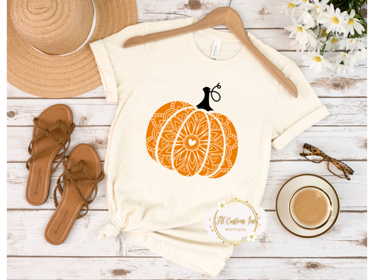 Mandala Fall Pumpkin Tee