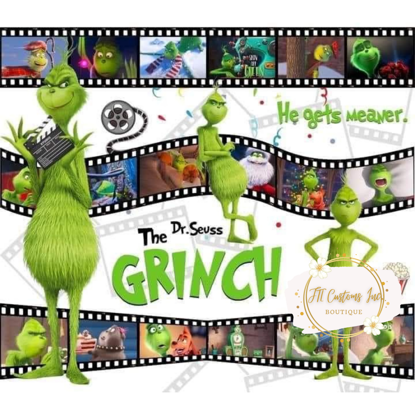 Movie Theme Grinch Tumbler