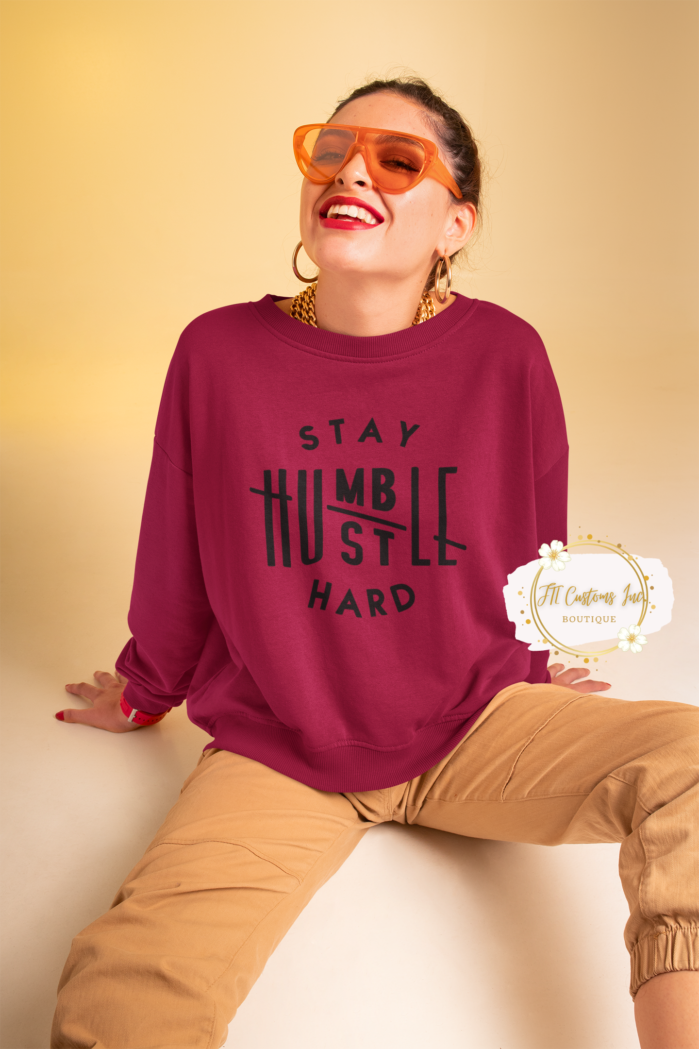 Stay Humble, Hustle Hard Sweatshirt